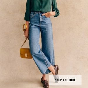 Sezane le crop. Perfect condition.